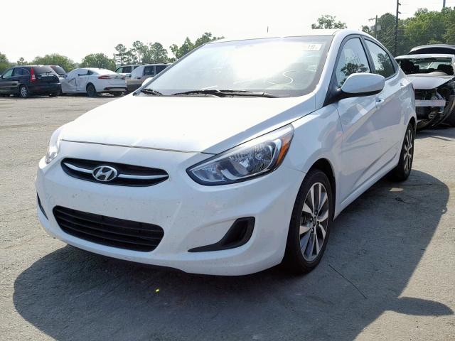 KMHCT4AE3HU325277 - 2017 HYUNDAI ACCENT SE WHITE photo 2