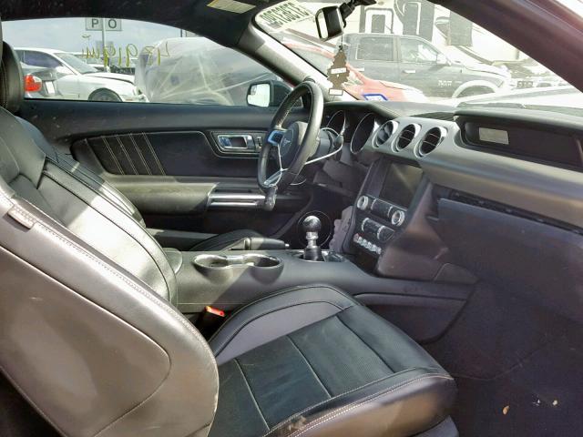 1FA6P8CF7F5310832 - 2015 FORD MUSTANG GT BLACK photo 5