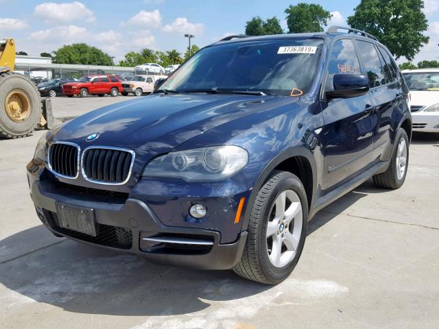 5UXFE43537L018154 - 2007 BMW X5 3.0I BLUE photo 2