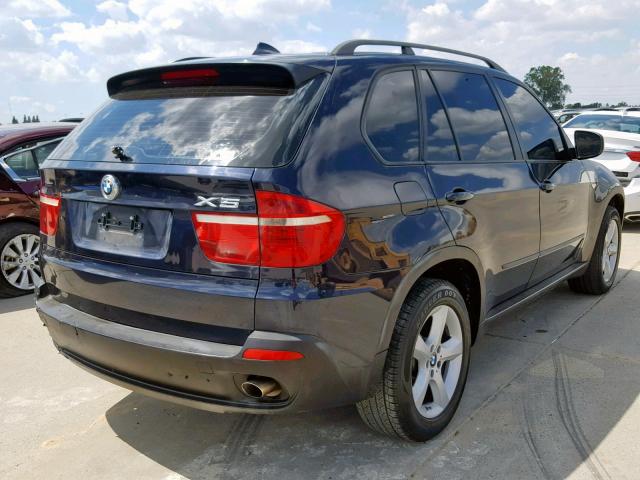 5UXFE43537L018154 - 2007 BMW X5 3.0I BLUE photo 4