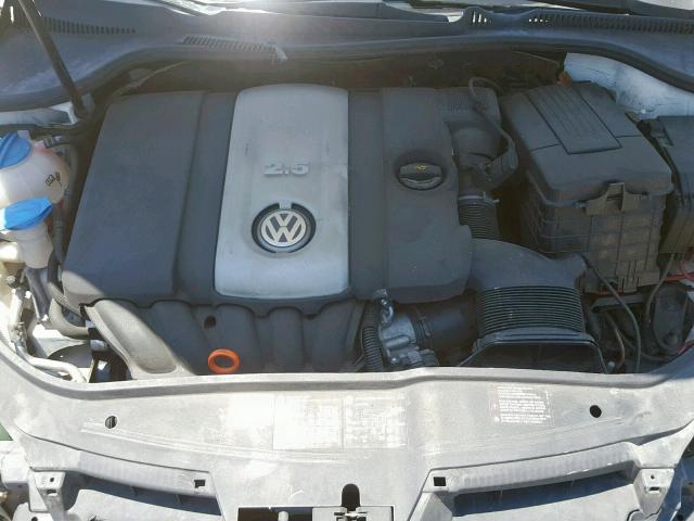 3VWRF81K36M798811 - 2006 VOLKSWAGEN JETTA 2.5 WHITE photo 7