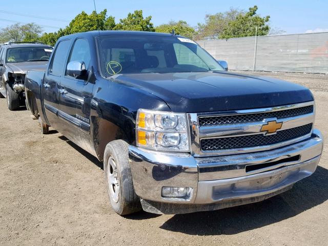 3GCPCSE09CG304096 - 2012 CHEVROLET SILVERADO BLACK photo 1