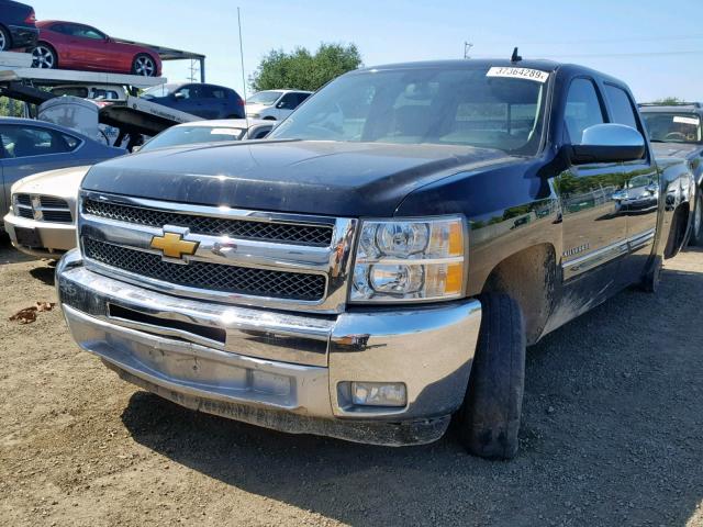 3GCPCSE09CG304096 - 2012 CHEVROLET SILVERADO BLACK photo 2