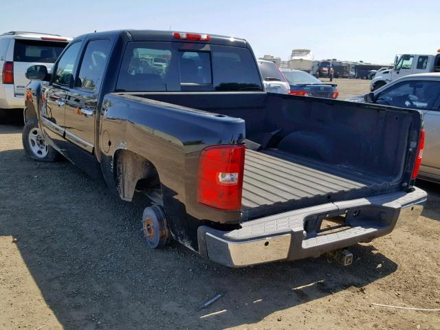 3GCPCSE09CG304096 - 2012 CHEVROLET SILVERADO BLACK photo 3