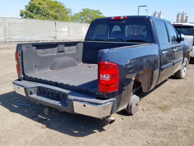 3GCPCSE09CG304096 - 2012 CHEVROLET SILVERADO BLACK photo 4