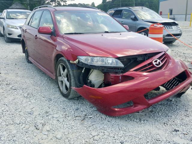 1YVHP82D955M26450 - 2005 MAZDA 6 S RED photo 1