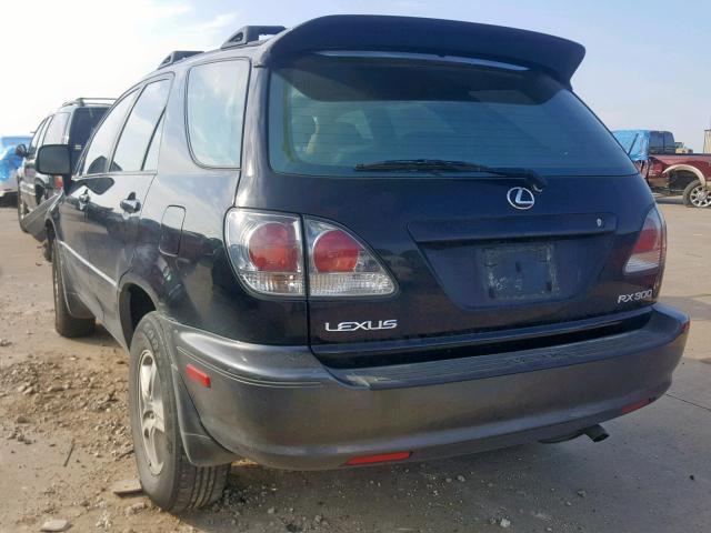 JTJGF10U330159103 - 2003 LEXUS RX 300 BLACK photo 3