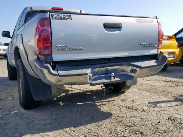 5TETU62N26Z301746 - 2006 TOYOTA TACOMA PRE SILVER photo 9