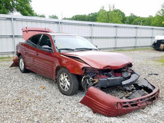 1G2NF52E41M655044 - 2001 PONTIAC GRAND AM S BURGUNDY photo 1