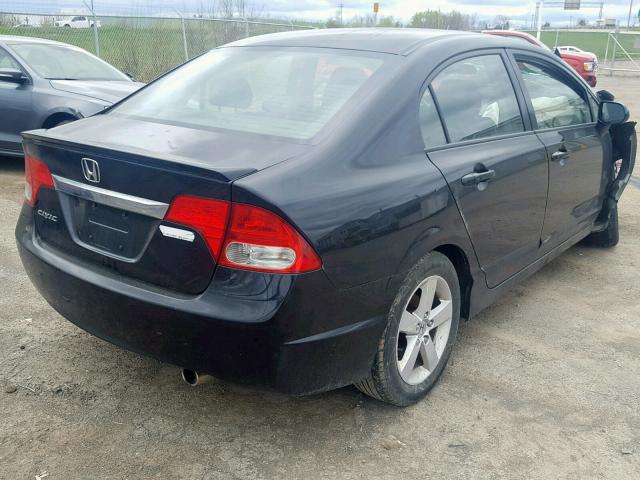 2HGFA16679H100776 - 2009 HONDA CIVIC LX-S أسود صورة 4