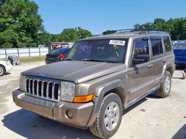 1J8HG58256C286106 - 2006 JEEP COMMANDER 金色 照片 2