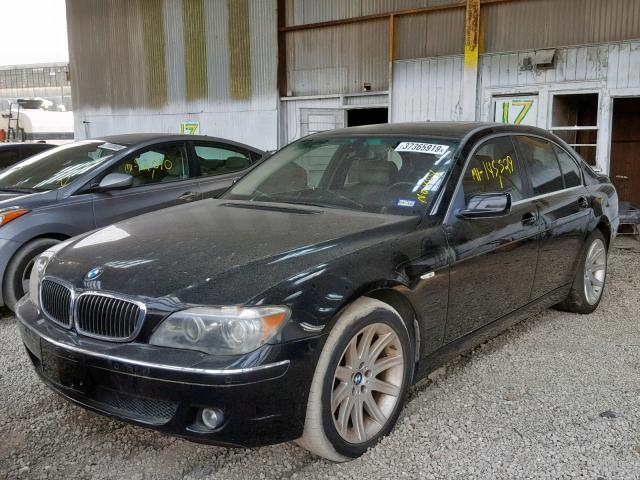 WBAHL83566DT04884 - 2006 BMW 750 I BLACK photo 2