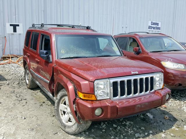 1J8HG48P87C635699 - 2007 JEEP COMMANDER RED photo 1