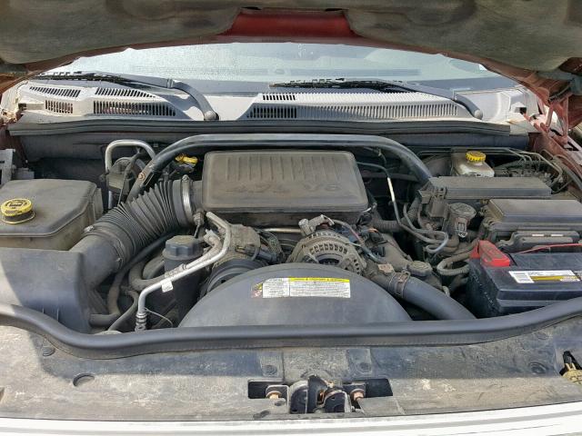 1J8HG48P87C635699 - 2007 JEEP COMMANDER RED photo 7