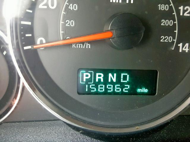 1J8HG48P87C635699 - 2007 JEEP COMMANDER RED photo 8