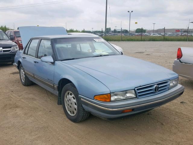 1G2HX54C6M1213877 - 1991 PONTIAC BONNEVILLE BLUE photo 1