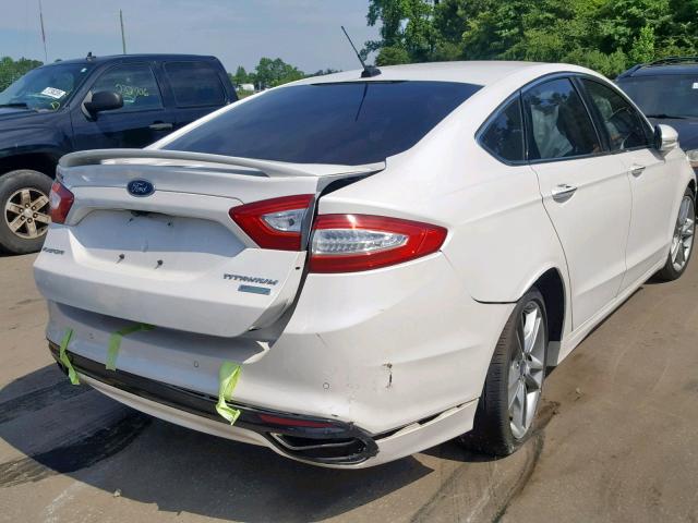 3FA6P0K94GR189138 - 2016 FORD FUSION TIT WHITE photo 4