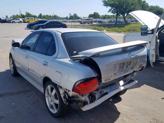 3N1AB51D45L467593 - 2005 NISSAN SENTRA SE- SILVER photo 3