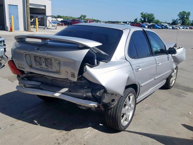 3N1AB51D45L467593 - 2005 NISSAN SENTRA SE- SILVER photo 4