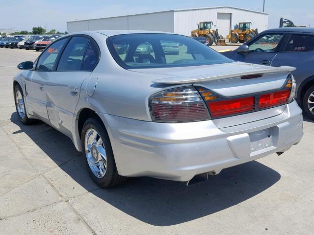 1G2HY54K414149708 - 2001 PONTIAC BONNEVILLE SILVER photo 3