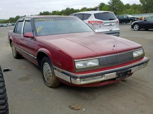 1G4HR5133HH408466 - 1987 BUICK LESABRE LI BURGUNDY photo 1