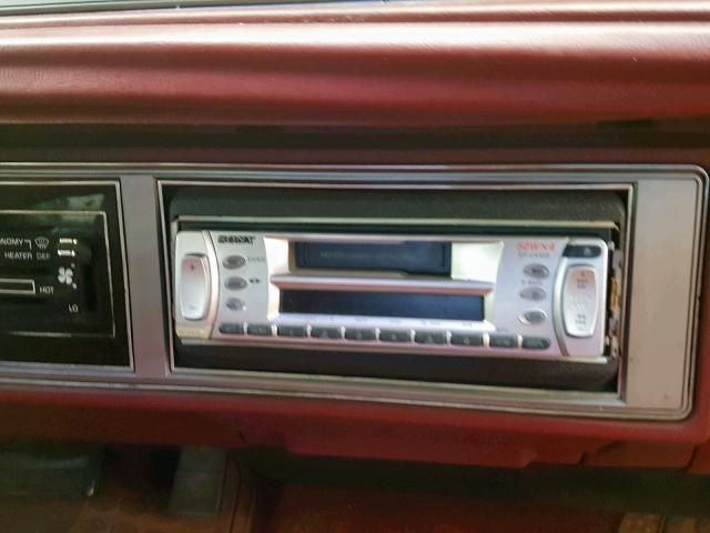 1G4HR5133HH408466 - 1987 BUICK LESABRE LI BURGUNDY photo 9