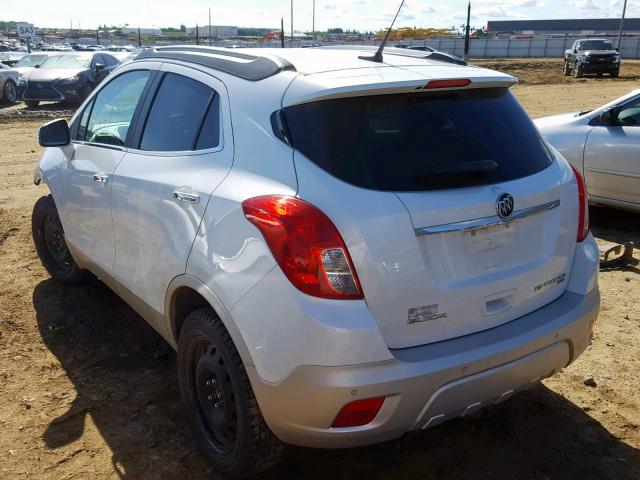 KL4CJHSB1EB597348 - 2014 BUICK ENCORE PRE WHITE photo 3