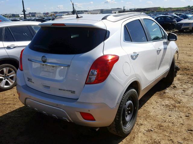 KL4CJHSB1EB597348 - 2014 BUICK ENCORE PRE WHITE photo 4