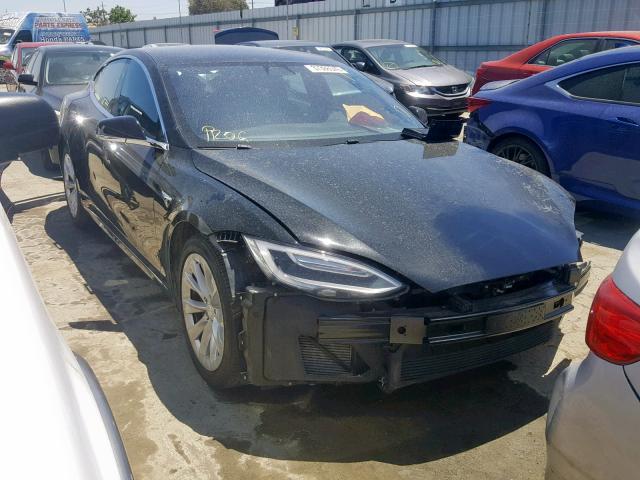 5YJSA1E10HF199349 - 2017 TESLA MODEL S أسود صورة 1