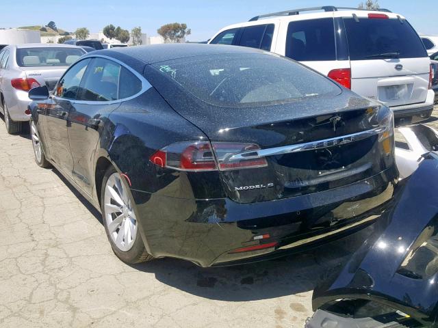 5YJSA1E10HF199349 - 2017 TESLA MODEL S BLACK photo 3