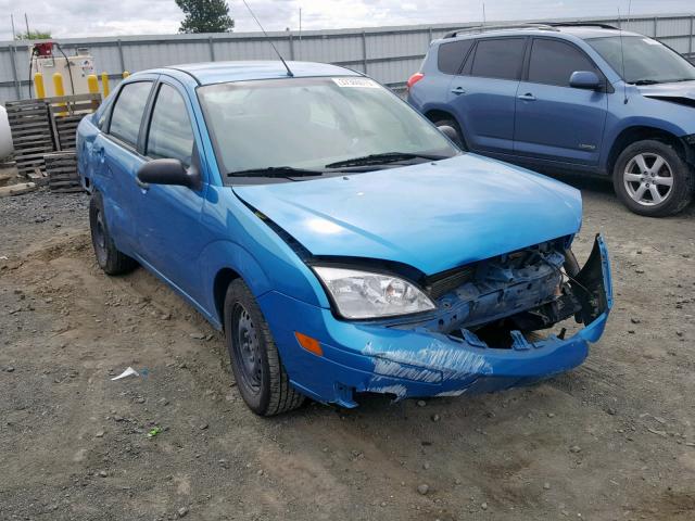 1FAHP34N67W325710 - 2007 FORD FOCUS ZX4 BLUE photo 1