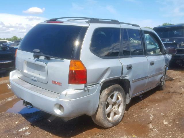 1GKDT13S572242300 - 2007 GMC ENVOY SILVER photo 4