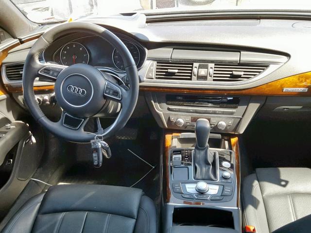 WAU2GAFC0GN011375 - 2016 AUDI A7 PRESTIG BLACK photo 9