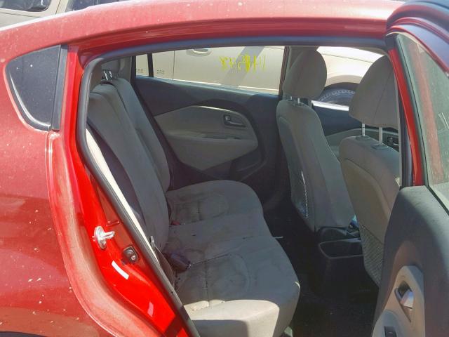 KNADM4A36E6346769 - 2014 KIA RIO LX RED photo 6