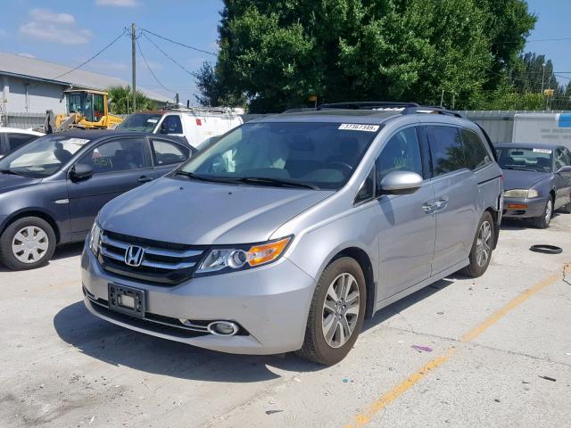 5FNRL5H90GB020243 - 2016 HONDA ODYSSEY TO SILVER photo 2