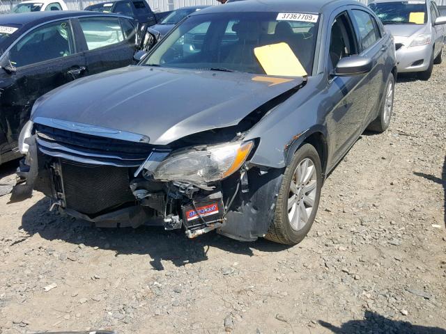 1C3CCBBB5CN114182 - 2012 CHRYSLER 200 TOURIN GRAY photo 2