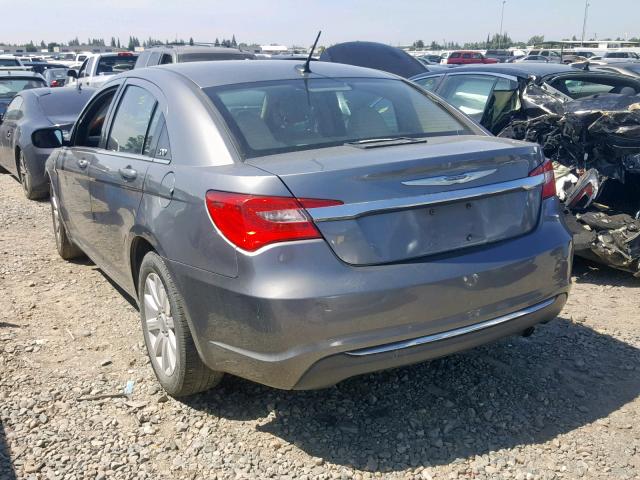 1C3CCBBB5CN114182 - 2012 CHRYSLER 200 TOURIN GRAY photo 3