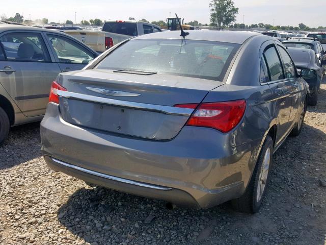 1C3CCBBB5CN114182 - 2012 CHRYSLER 200 TOURIN GRAY photo 4