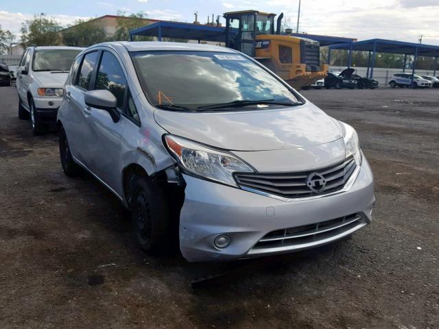 3N1CE2CP9FL367898 - 2015 NISSAN VERSA NOTE SILVER photo 1