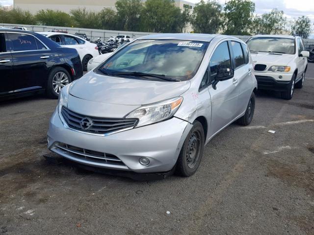 3N1CE2CP9FL367898 - 2015 NISSAN VERSA NOTE SILVER photo 2