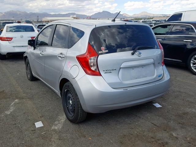 3N1CE2CP9FL367898 - 2015 NISSAN VERSA NOTE SILVER photo 3