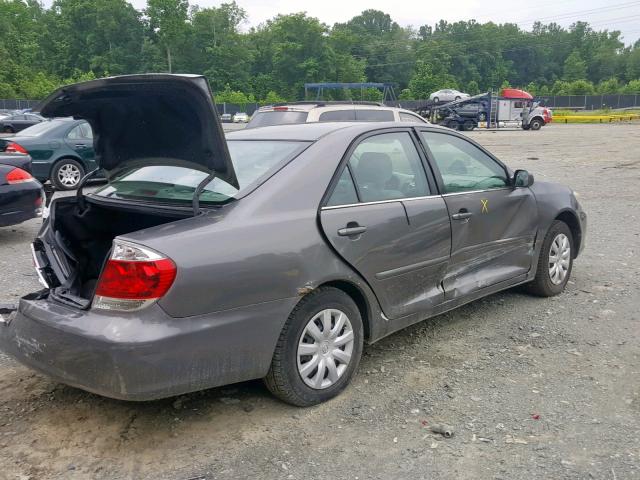 4T1BE30K45U976761 - 2005 TOYOTA CAMRY LE GRAY photo 4