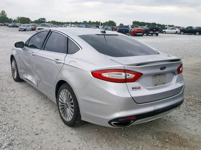 3FA6P0K91GR332188 - 2016 FORD FUSION TIT SILVER photo 3