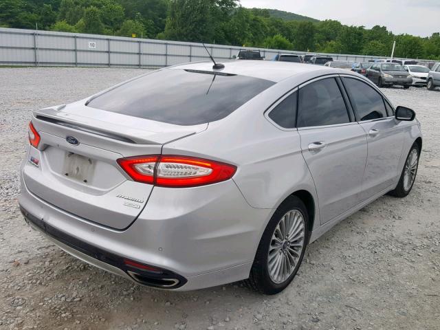 3FA6P0K91GR332188 - 2016 FORD FUSION TIT SILVER photo 4