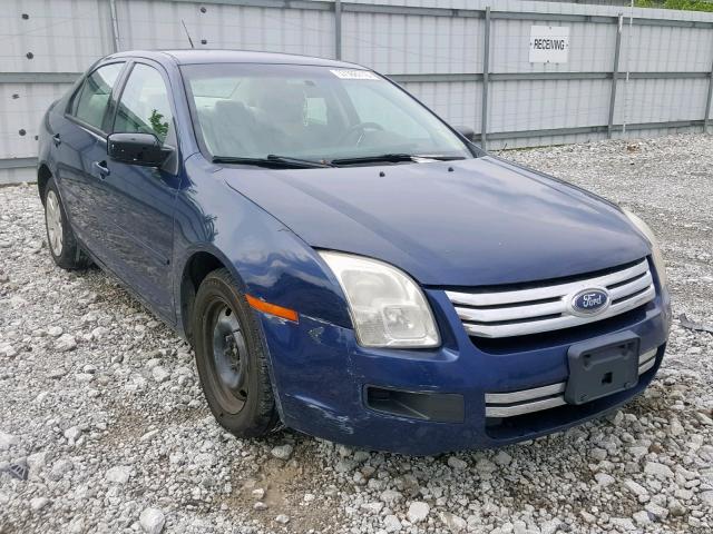 3FAHP06Z57R167264 - 2007 FORD FUSION S BLUE photo 1