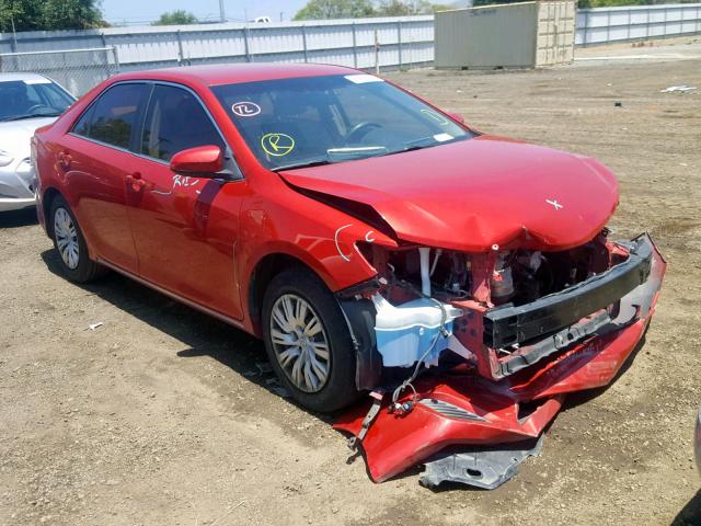 4T4BF1FK5ER441470 - 2014 TOYOTA CAMRY L RED photo 1