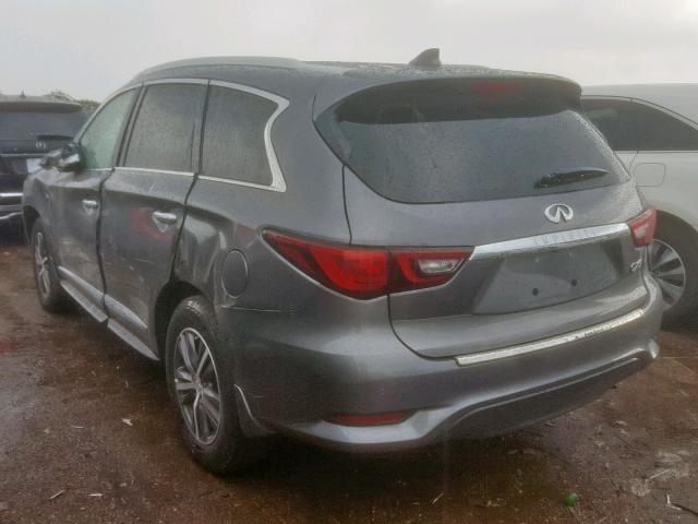 5N1DL0MM8KC515203 - 2019 INFINITI QX60 LUXE GRAY photo 3