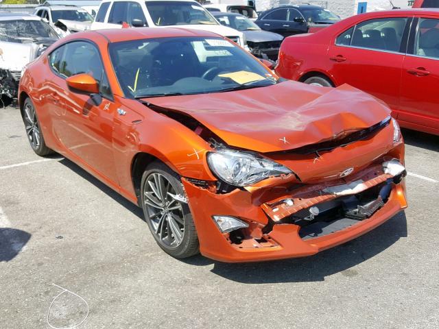 JF1ZNAA11D1722590 - 2013 TOYOTA SCION FR-S ORANGE photo 1
