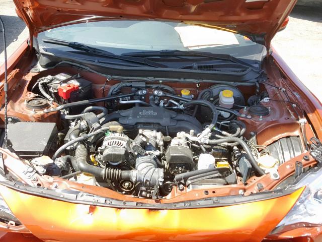 JF1ZNAA11D1722590 - 2013 TOYOTA SCION FR-S ORANGE photo 7