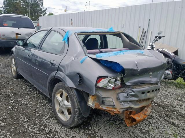 1B3EL46X85N626240 - 2005 DODGE STRATUS SX GRAY photo 3